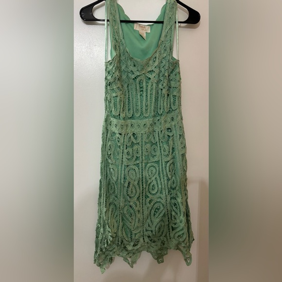 white christmas dresses Beaded Crochet Short Sleeve Dress L / Black / Silver main image 1